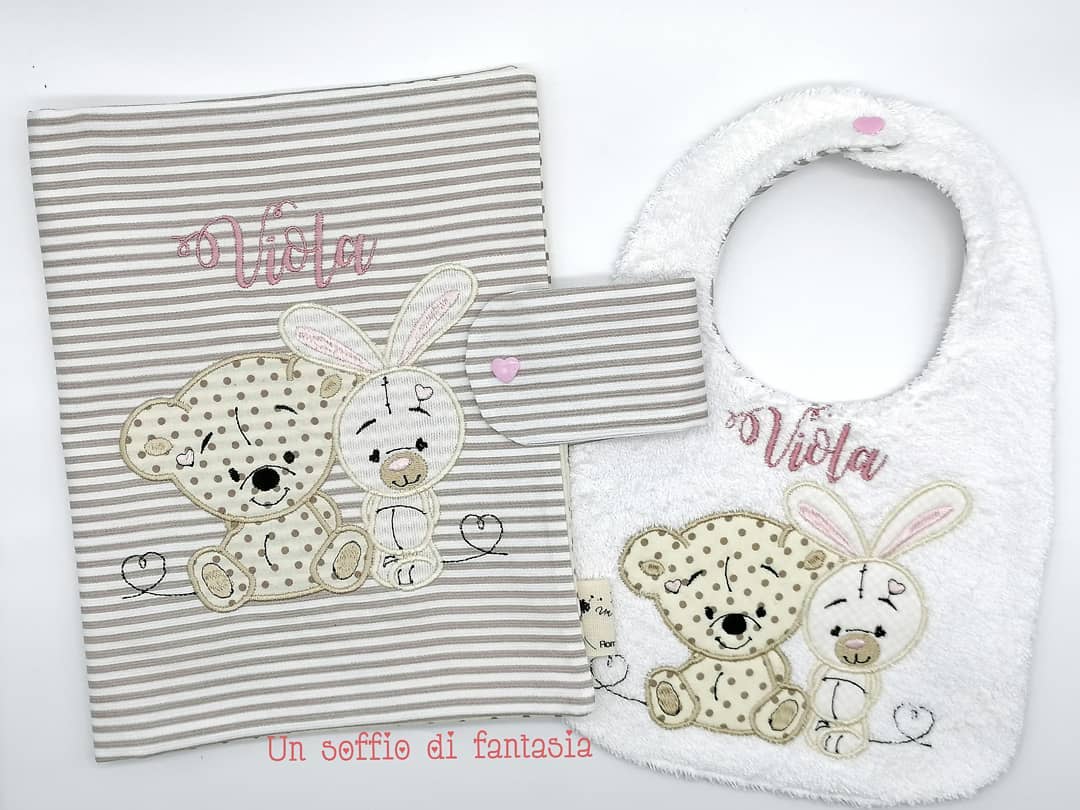 Set orsetto e coniglietto