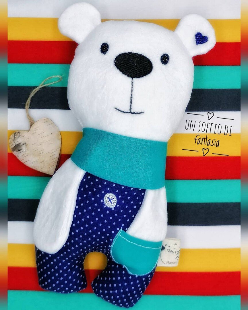 peluche orso con vestito