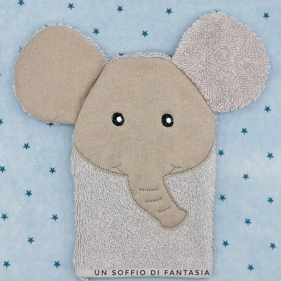 Manopola bagnetto elefante