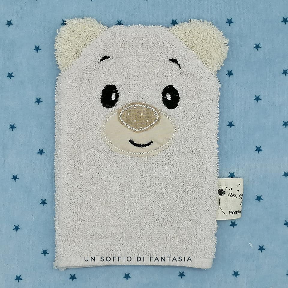 Manopola bagnetto orso