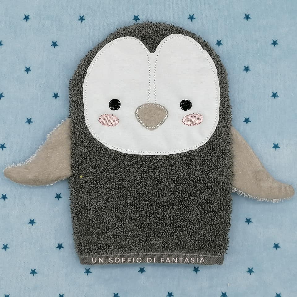 Manopola bagnetto pinguino