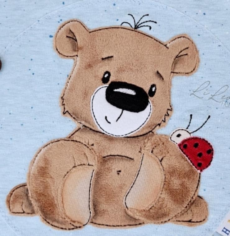 orso con coccinella