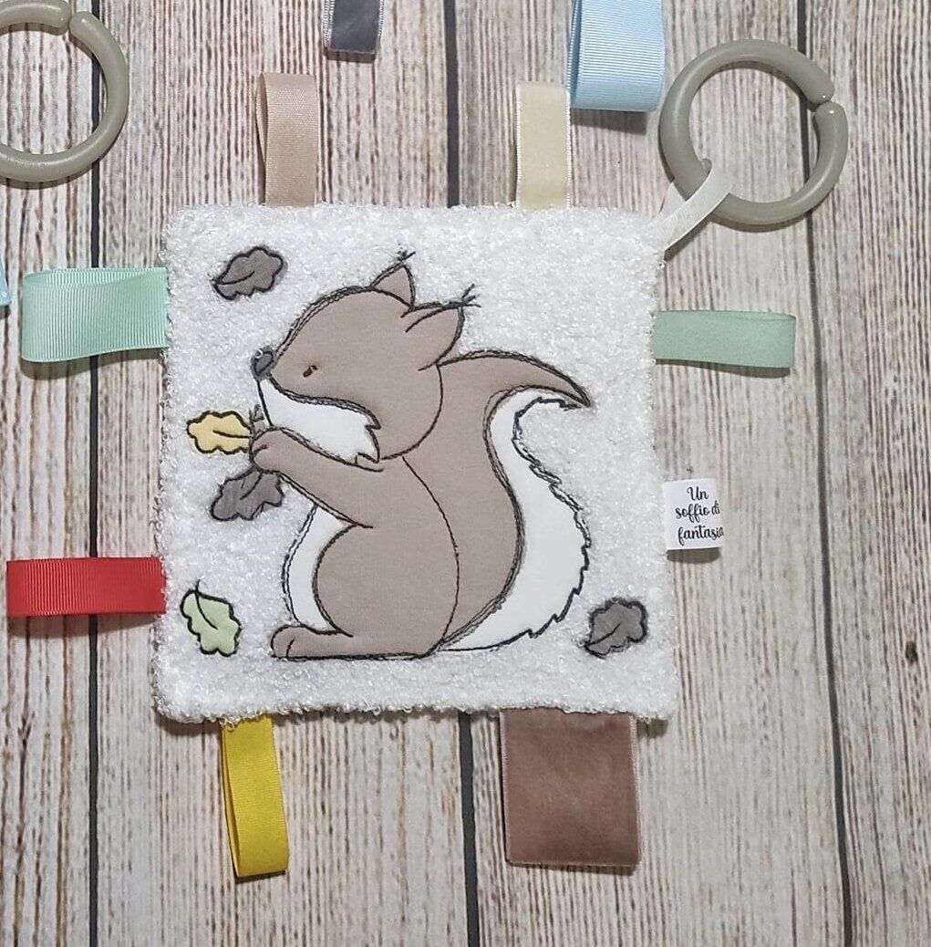 Panno gioco scoiattolo