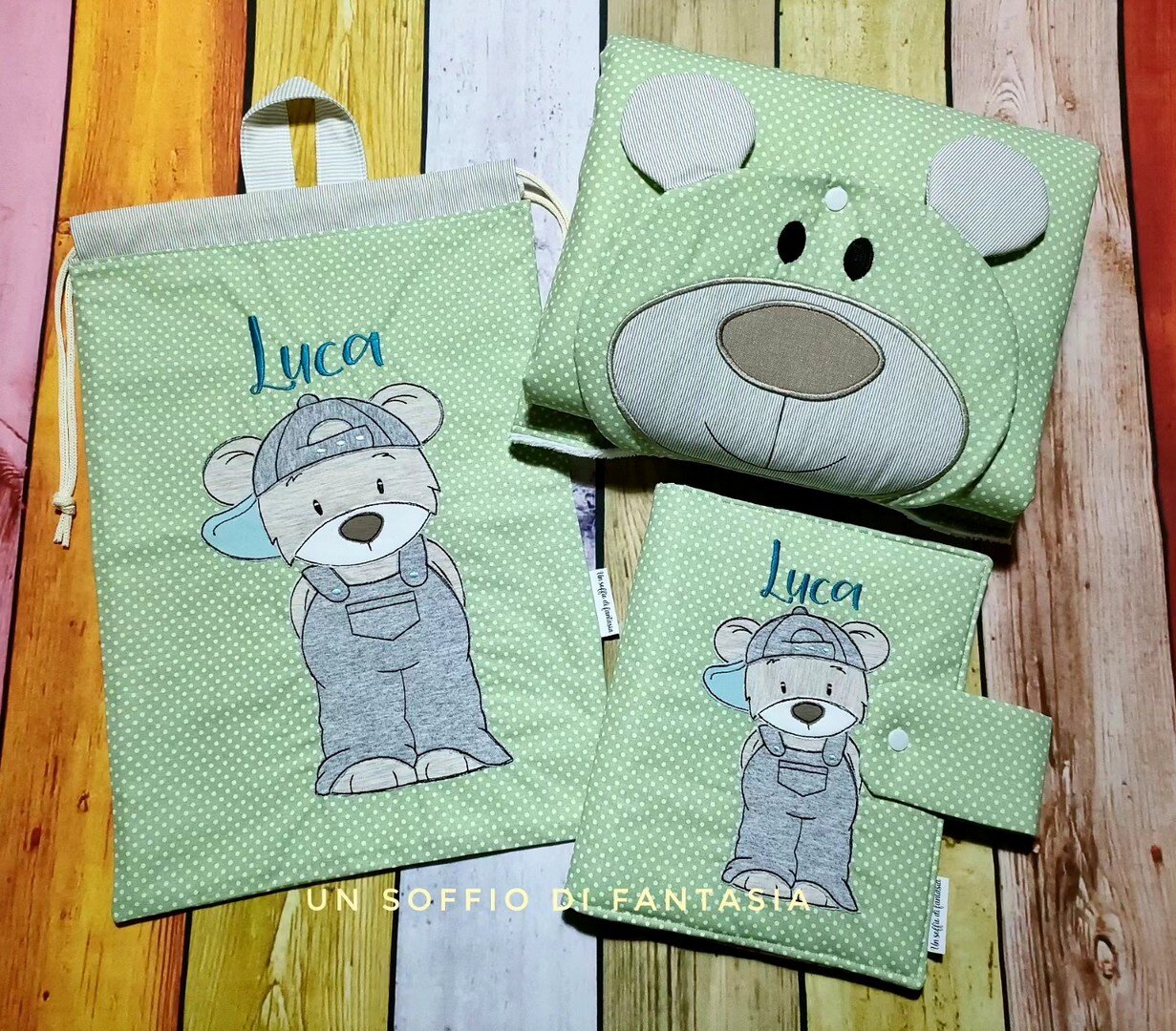 Set regalo nascita orsetto