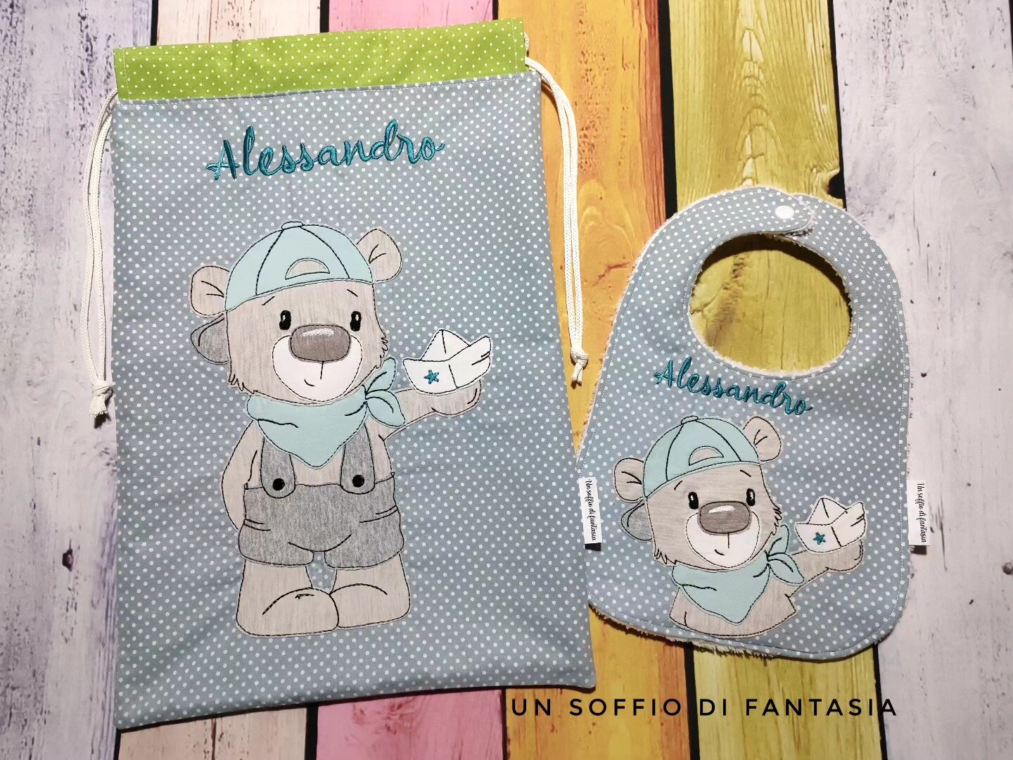 set regalo orso